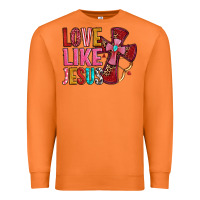 Carrot love like jesus Premium Sweatshirt - OliviaCreatesArt