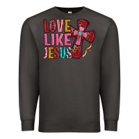 Smoke love like jesus Premium Sweatshirt - OliviaCreatesArt
