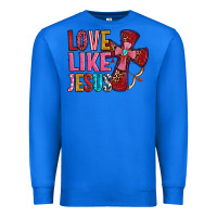 True Royal love like jesus Premium Sweatshirt - OliviaCreatesArt