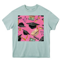 Pink Glitter Graduation Seamless Pattern Heavy Core Tee | Teevron
