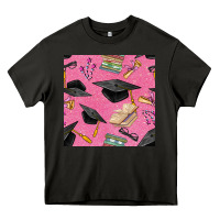 Asphalt pink glitter graduation seamless pattern Heavy Core Tee - BundleAndBundleShop