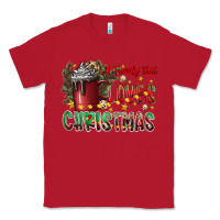 Red afamilytloveschristmas Classic Tee - CowhideDigitalArt