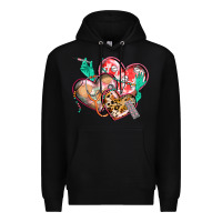Black nurse hearts Premium Hoodie - CowGirlArtShop