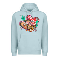 Blue Mist nurse hearts Premium Hoodie - CowGirlArtShop