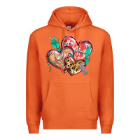 Carrot nurse hearts Premium Hoodie - CowGirlArtShop