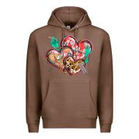 Chestnut nurse hearts Premium Hoodie - CowGirlArtShop