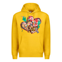 Lemon nurse hearts Premium Hoodie - CowGirlArtShop