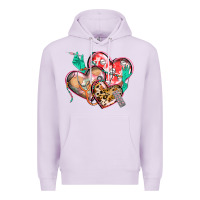 Lilac nurse hearts Premium Hoodie - CowGirlArtShop