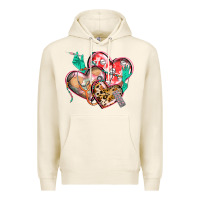 Tofu nurse hearts Premium Hoodie - CowGirlArtShop