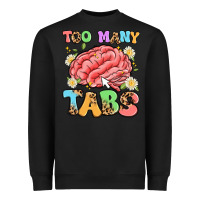 Black too many tabs Heavyweight Sweatshirt - Artiststas
