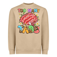 Mushroom too many tabs Heavyweight Sweatshirt - Artiststas