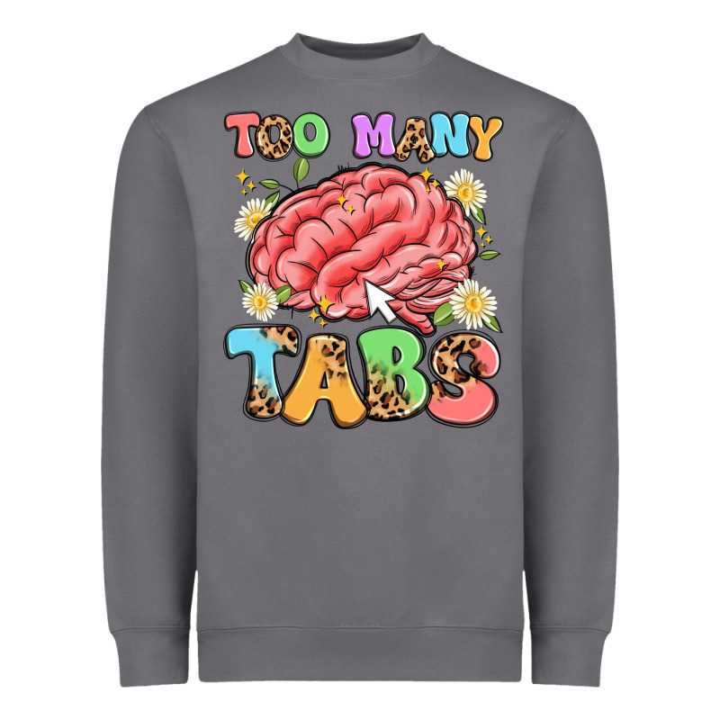 Too Many Tabs Heavyweight Sweatshirt by Artiststas | Teevron