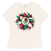 Bone sunflower mexican flag Ladies Tee - JahusDesignShop