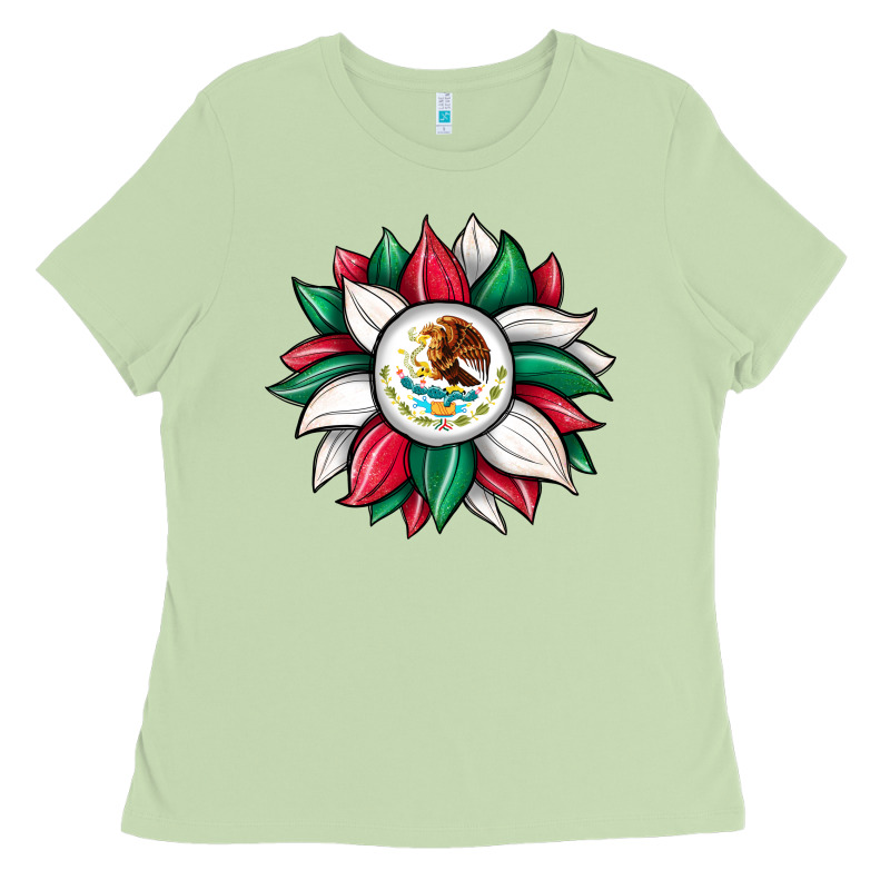 Sunflower Mexican Flag Ladies Tee by JahusDesignShop | Teevron