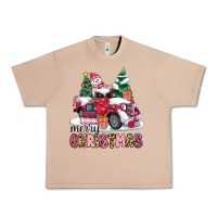 Burro pink merry christmas Urban Heavy Tee - MaliasSmallBusiness