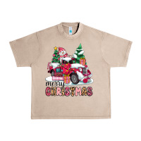 French Oak pink merry christmas Urban Heavy Tee - MaliasSmallBusiness