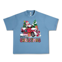 Pebble Blue pink merry christmas Urban Heavy Tee - MaliasSmallBusiness