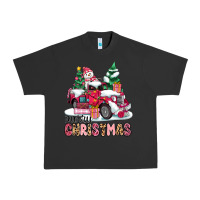 Pigment Black pink merry christmas Urban Heavy Tee - MaliasSmallBusiness