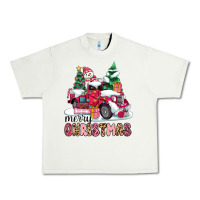 Pistachio pink merry christmas Urban Heavy Tee - MaliasSmallBusiness