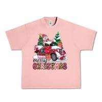 Salmon pink merry christmas Urban Heavy Tee - MaliasSmallBusiness
