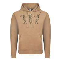 Vintage Coffee dancing skeletons Vintage Hoodie - MaliasSmallBusiness