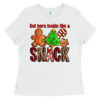 White out here lookin like a snack ado Ladies Tee - AdoDesignShop
