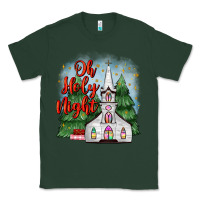 Sports Green christmas church oh holy night Classic Tee - MaliasSmallBusiness