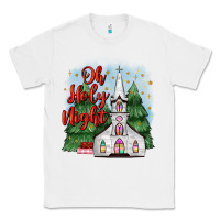 White christmas church oh holy night Classic Tee - MaliasSmallBusiness