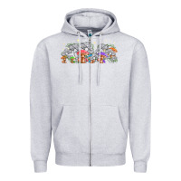 Magic Mushroom Zipper Hoodie | Teevron
