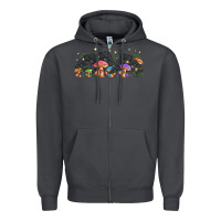 Smoke magic mushroom Zipper Hoodie - TumblerDesignByShophia