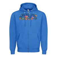 True Royal magic mushroom Zipper Hoodie - TumblerDesignByShophia