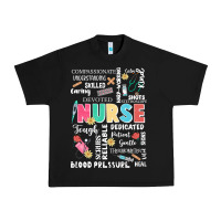 Black nurse word Urban Heavy Tee - JahusDesignShop