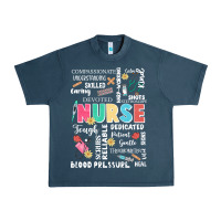 Midnight Navy nurse word Urban Heavy Tee - JahusDesignShop