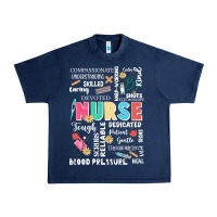Navy nurse word Urban Heavy Tee - JahusDesignShop