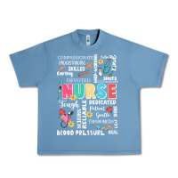 Pebble Blue nurse word Urban Heavy Tee - JahusDesignShop