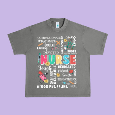 Nurse Word Urban Heavy Tee Designed By Jahusdesignshop