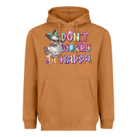 Meerkat Don't worry be happy Easter Heavyweight Hoodie - CowGirlArtShop