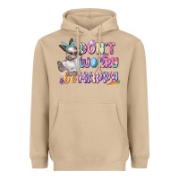 Mushroom Don't worry be happy Easter Heavyweight Hoodie - CowGirlArtShop