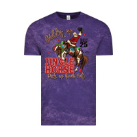 Cloud Purple giddy up jingle horse pick up your feet Vintage Tee - MaliasSmallBusiness