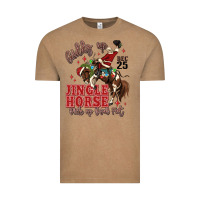 Vintage Coffee giddy up jingle horse pick up your feet Vintage Tee - MaliasSmallBusiness