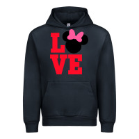 Navy Minnie Mouse Urban Hoodie - CowhideDigitalArt