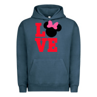 Pigment Midnight Navy Minnie Mouse Urban Hoodie - CowhideDigitalArt