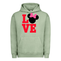 Pigment Oil Green Minnie Mouse Urban Hoodie - CowhideDigitalArt