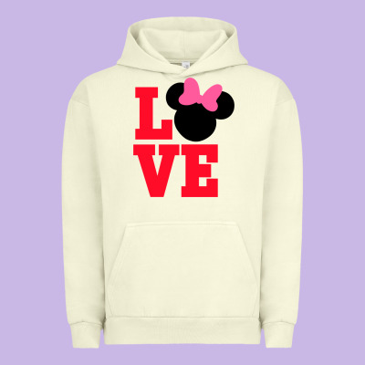Minnie Mouse Urban Hoodie Designed By Cowhidedigitalart