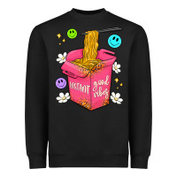 Black instant good vibes Heavyweight Sweatshirt - Artiststas