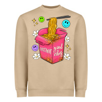Mushroom instant good vibes Heavyweight Sweatshirt - Artiststas
