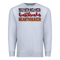 Heather Grey heartbreaker olivia Premium Sweatshirt - OliviaCreatesArt