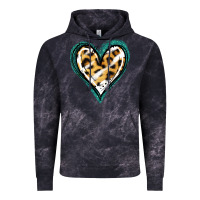 Cloud Black Glitter Leopard Heart Vintage Hoodie - Jasminsmagicworld