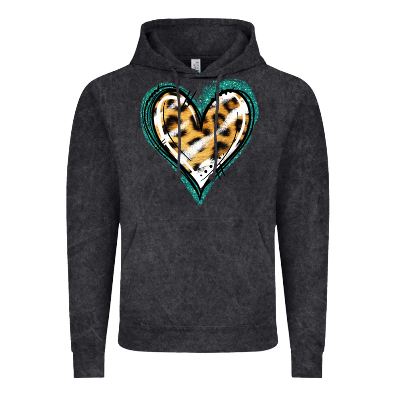 Glitter Leopard Heart Vintage Hoodie by Jasminsmagicworld | Teevron