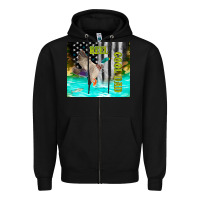 Black reel cool dad bass Zipper Hoodie - TumblerDesignByShophia